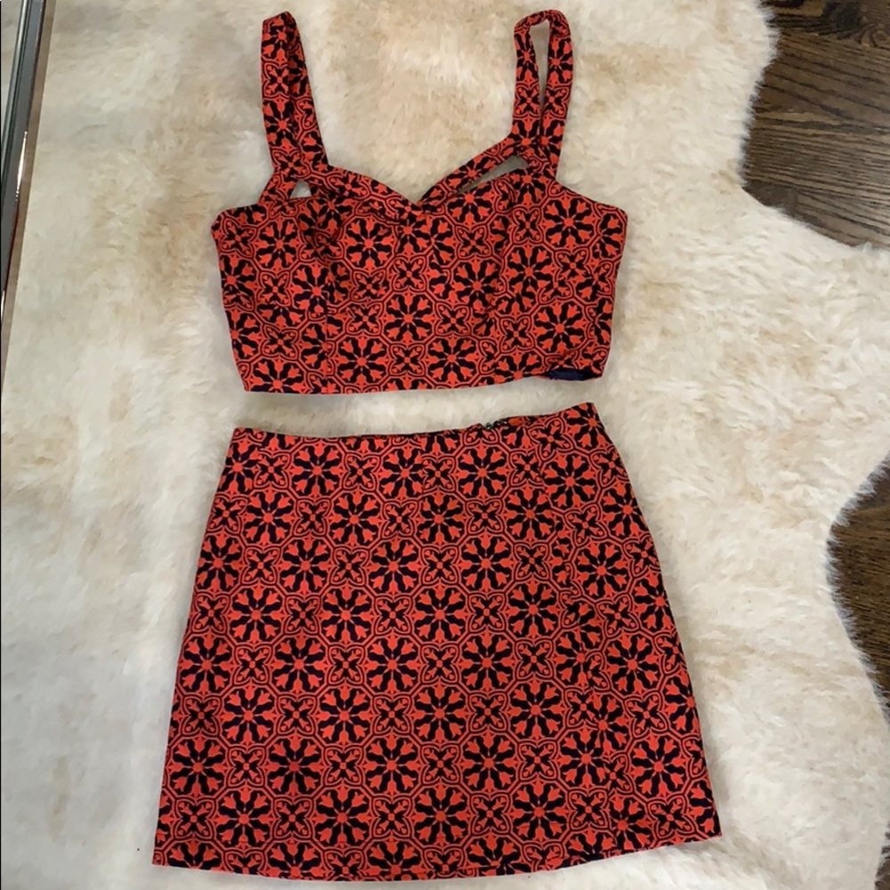 Pink & Navy matching set